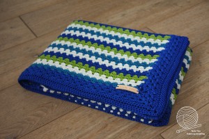 Deken Granny Groen/Blauw